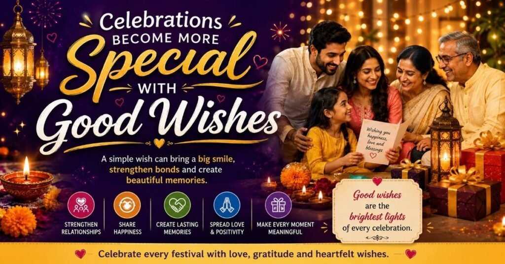 Celebrations Become More Special with Good Wishes
