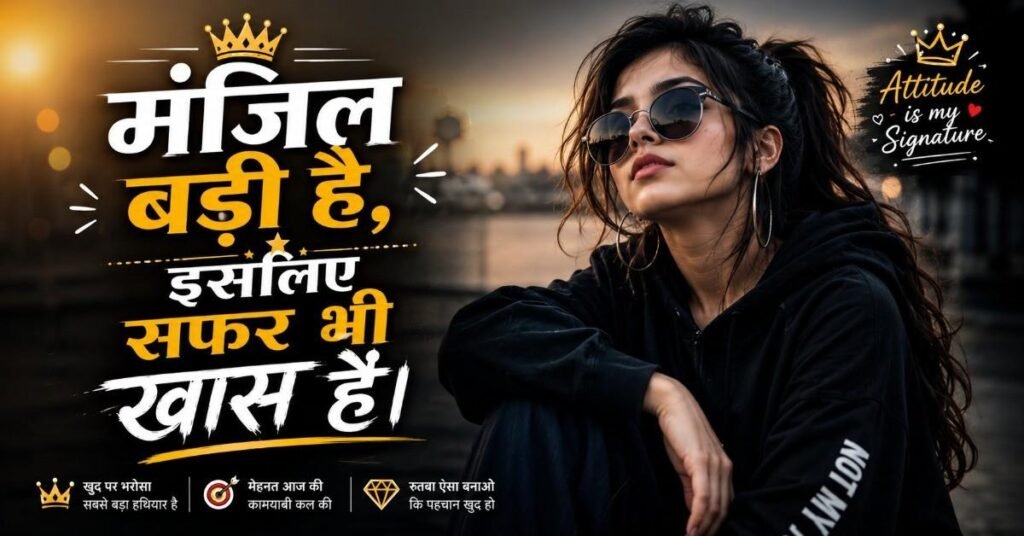 2 Line Attitude Shayari