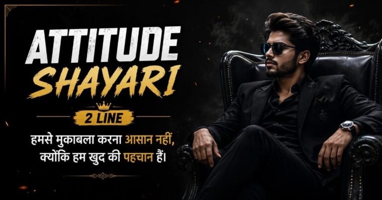 Attitude Shayari 2 Line