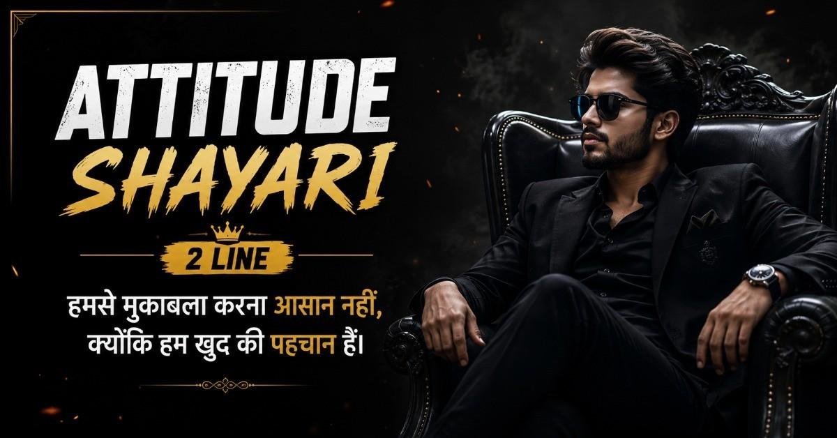 Attitude Shayari 2 Line