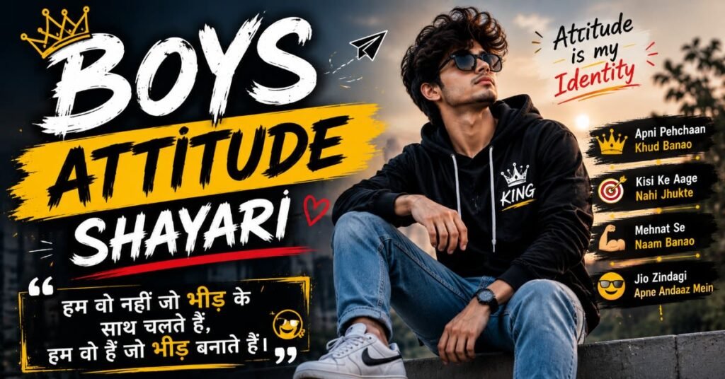 Boys Attitude Shayari 