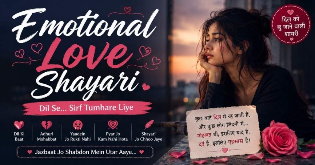 Emotional Love Shayari