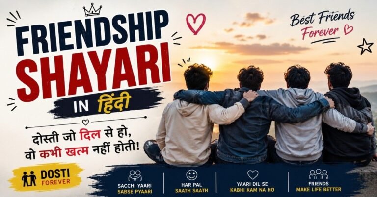 Friendship Shayari in Hindi