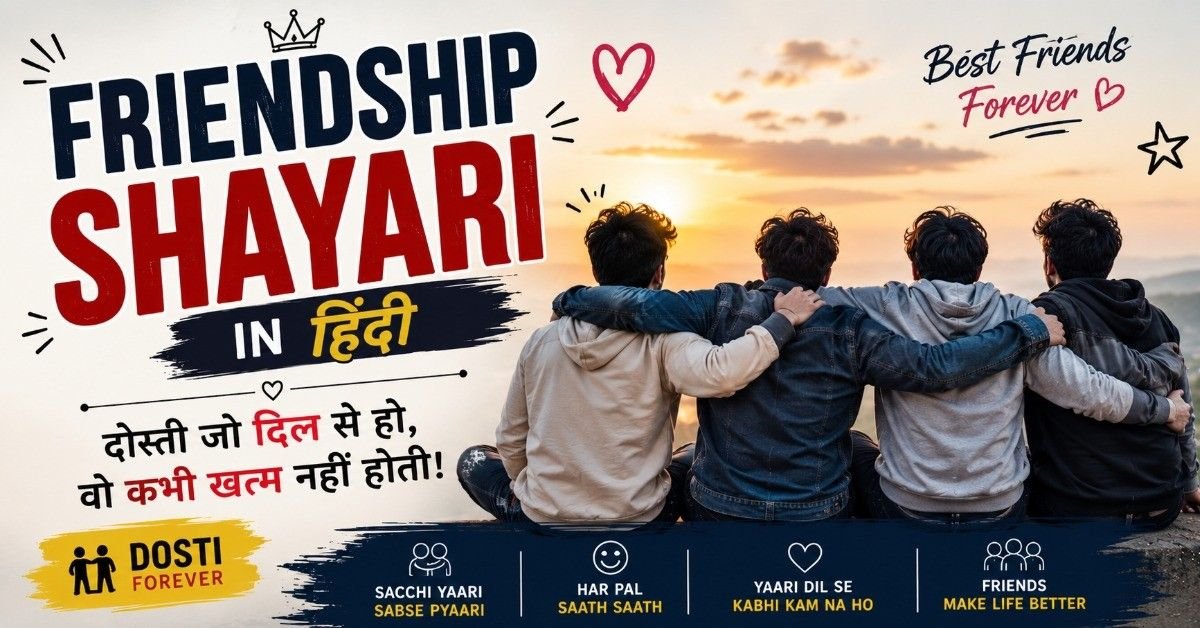 Friendship Shayari in Hindi