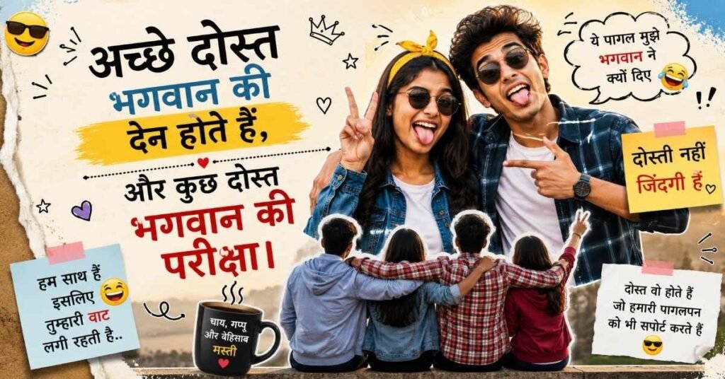 Funny Friendship Shayari