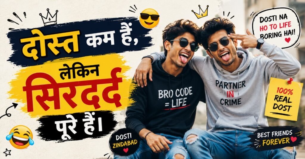 Funny Friendship Shayari in Hindi