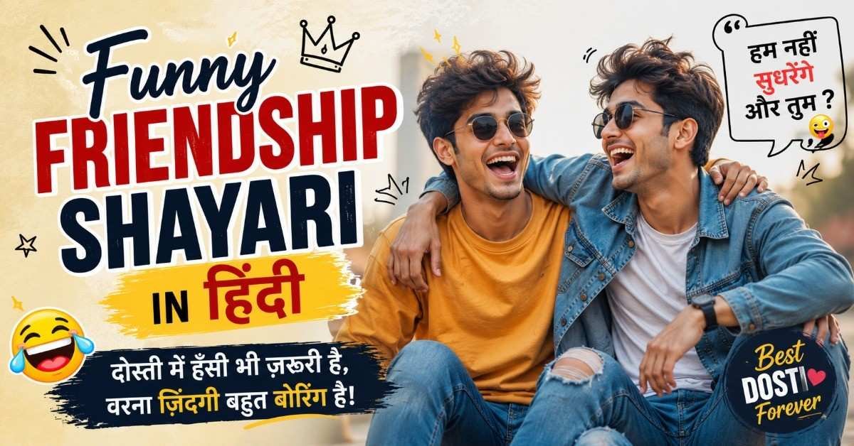 Funny Friendship Shayari in Hindi