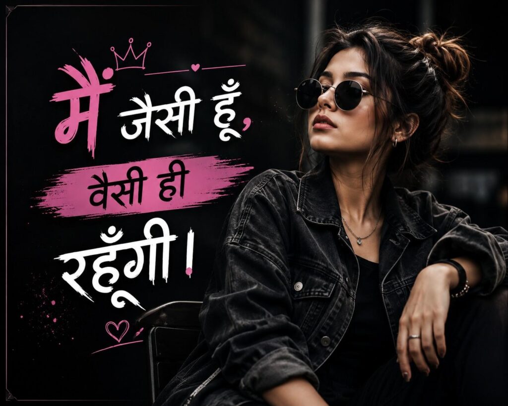 Girls Attitude Shayari 2 Line