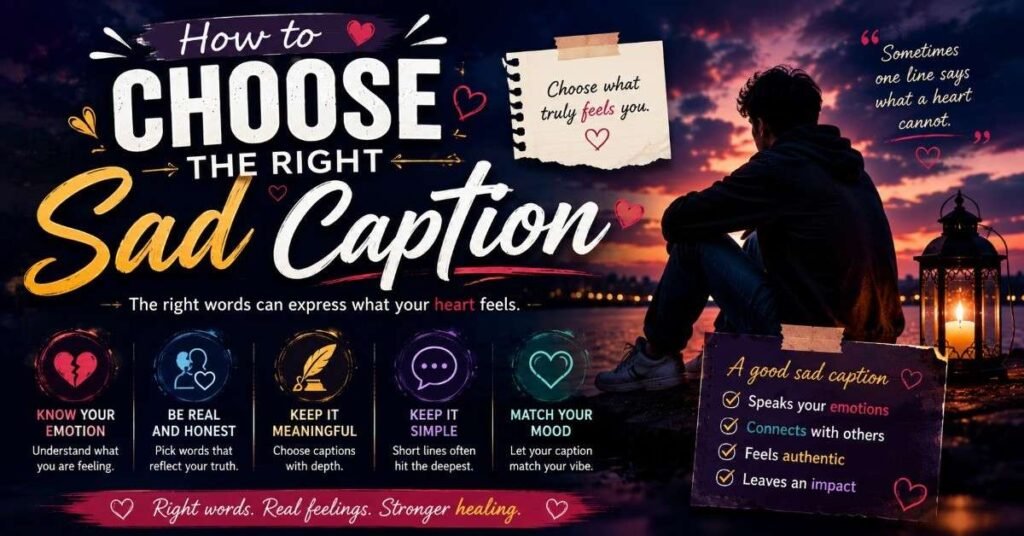 How to Choose the Right Sad Caption