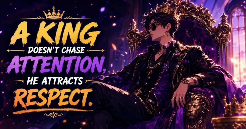 King Attitude Shayari in English