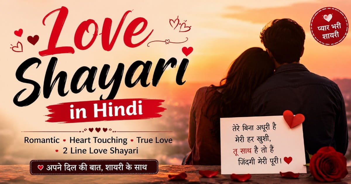 Love Shayari in Hindi