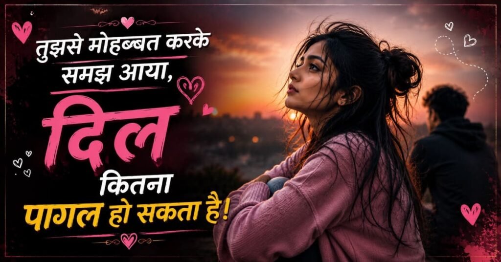 Pagal Shayari for Love