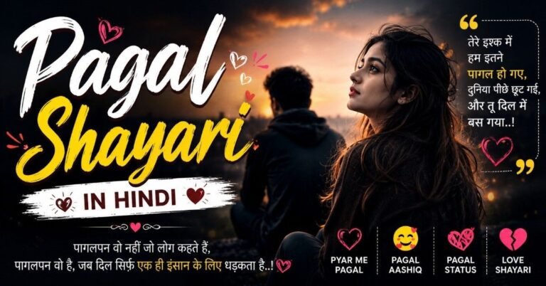 Pagal Shayari in Hindi