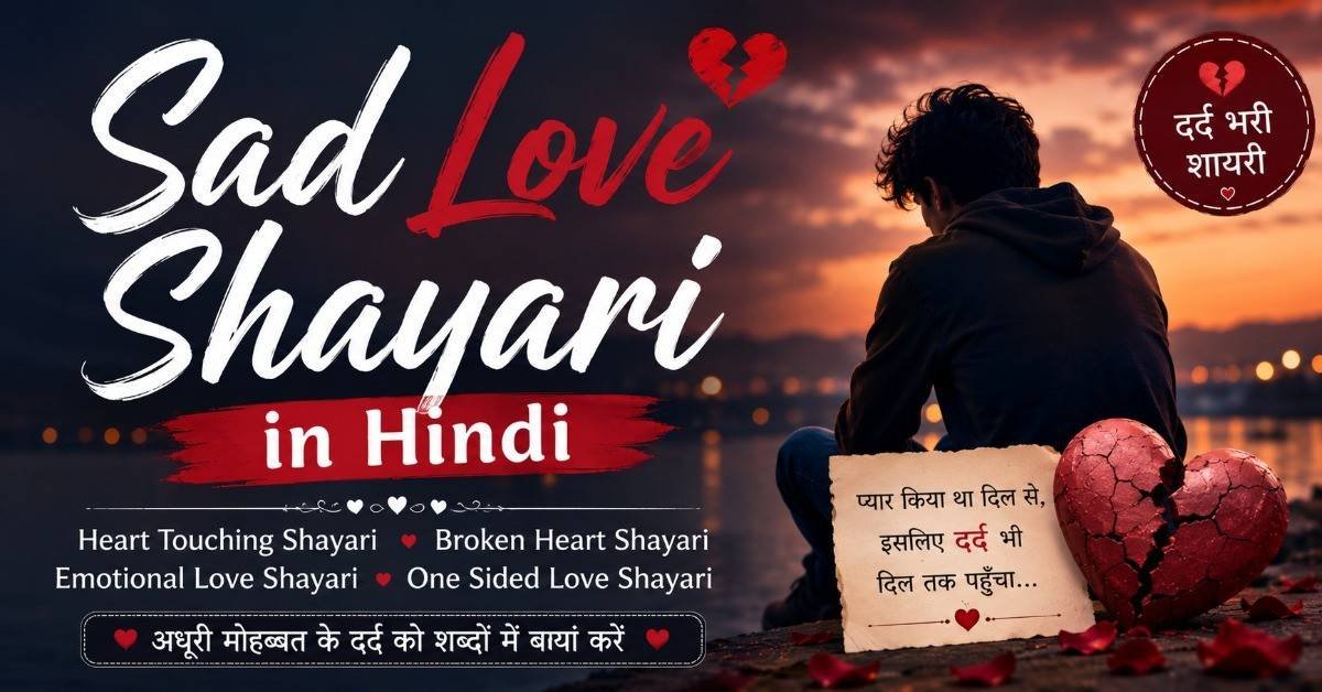 Sad love shayari