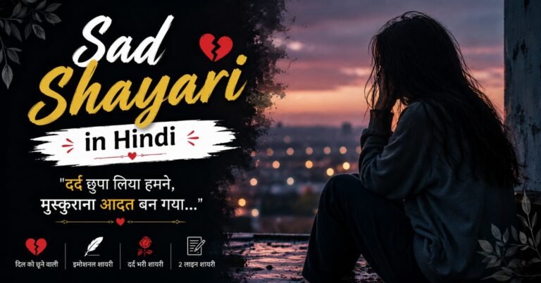 Sad Shayari in Hindi