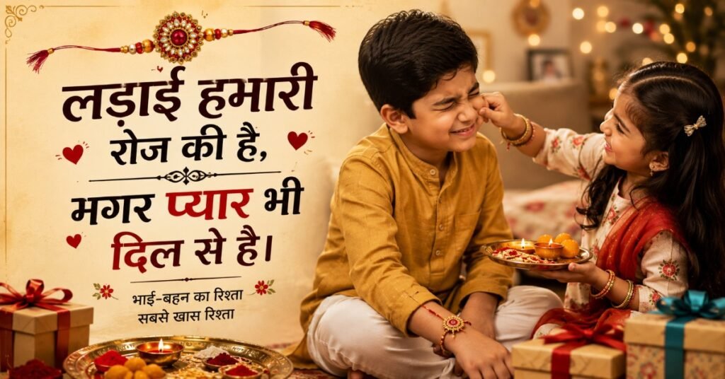 Bhai Behan Raksha Bandhan Shayari