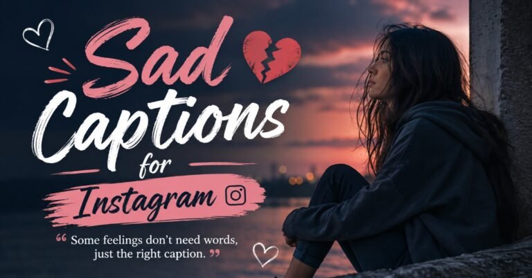 Sad Captions for Instagram